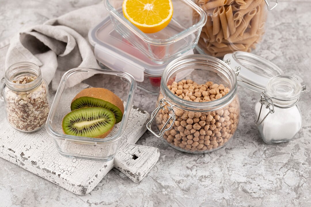 Vegan protein sources on table